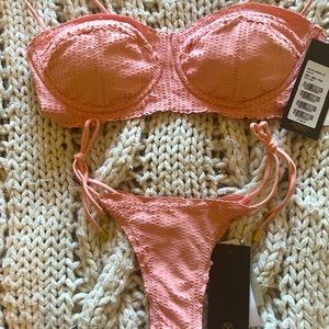 Gorgeous baby pink VIX bikini BNWT.